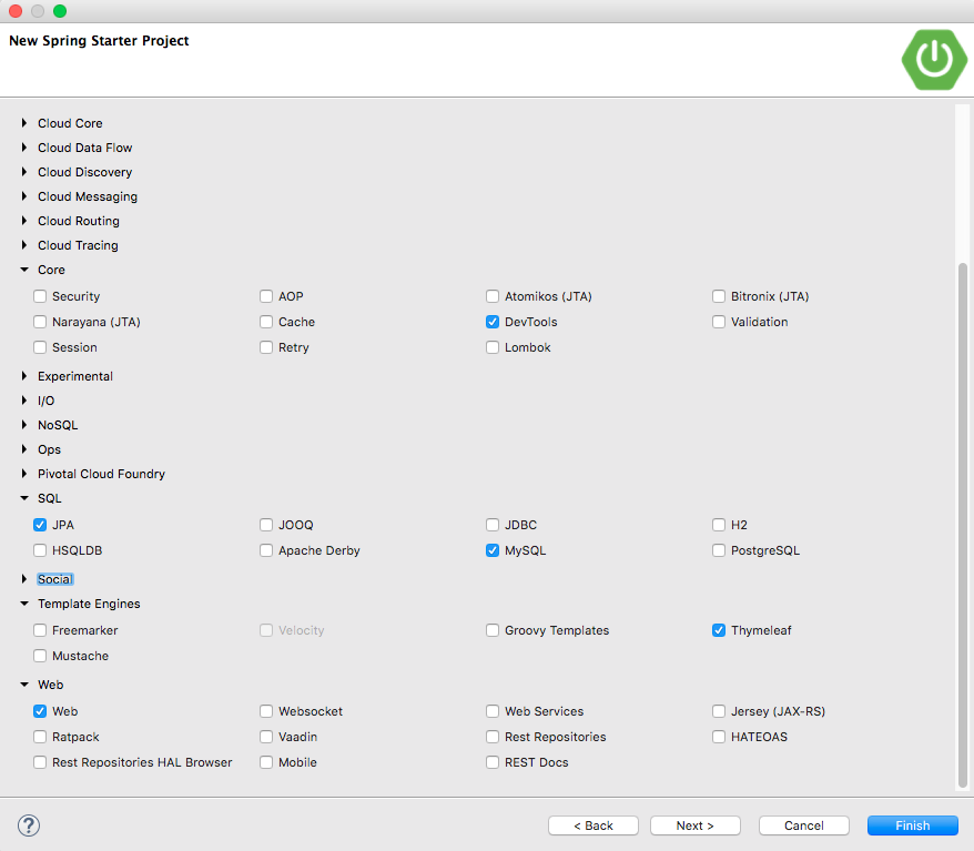 Create Project Dependencies