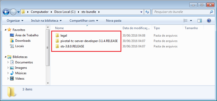 Install STS 2