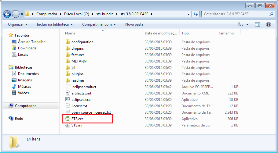 Install STS 3